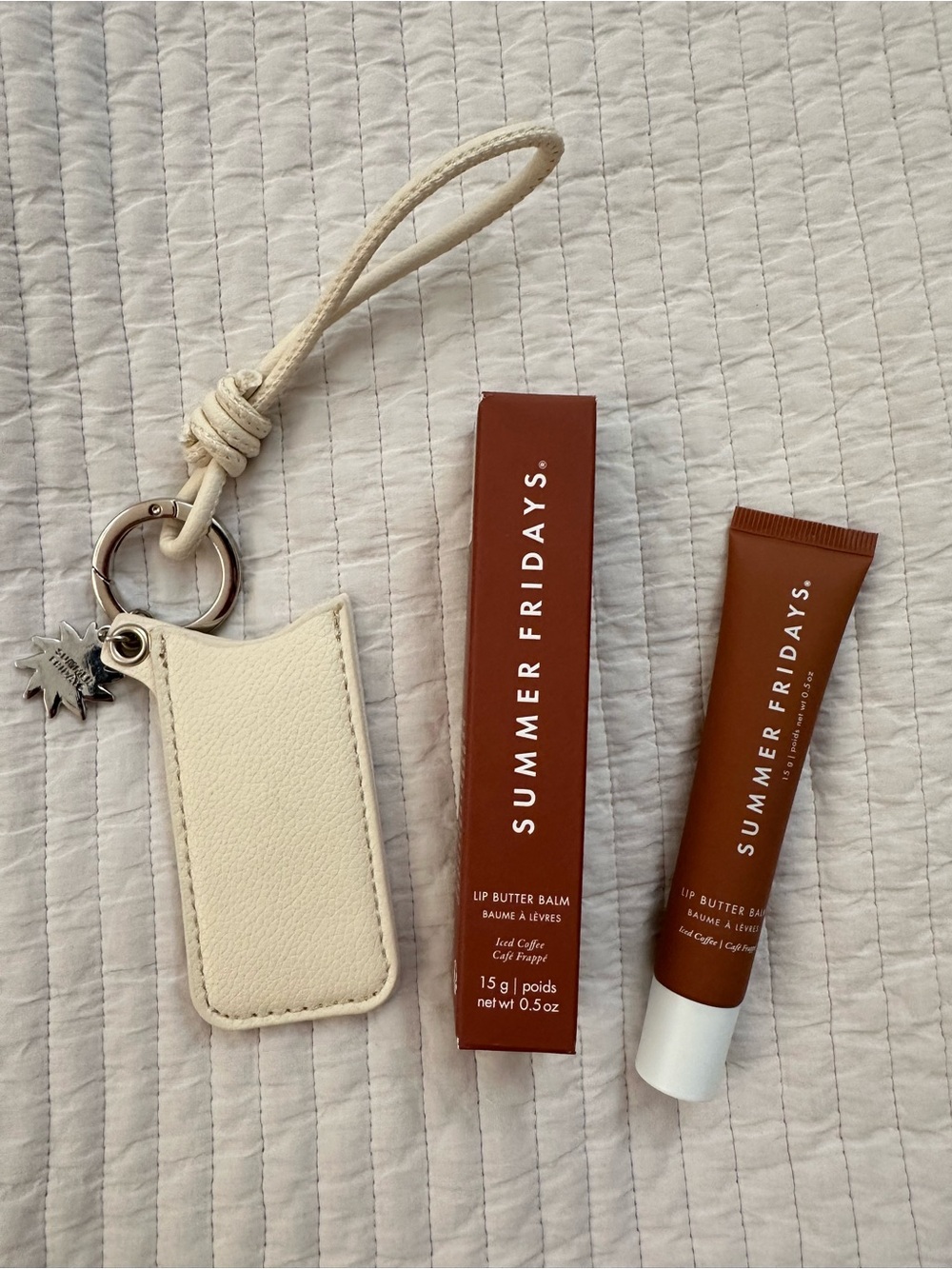 Summer Fridays Lip butter balm Iced Coffee with Keychain